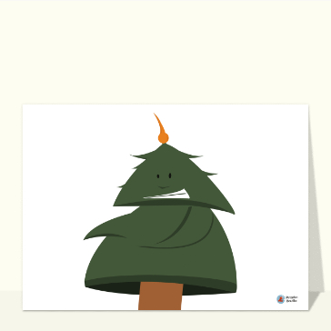 Sapin rigolo pour un No&euml;l plein de joie
