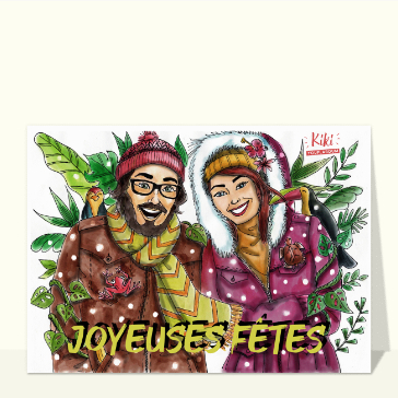 Joyeuses f&ecirc;tes sous les tropiques humoristiques