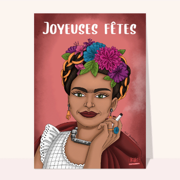 Frida c&eacute;l&egrave;bre No&euml;l avec humour et style