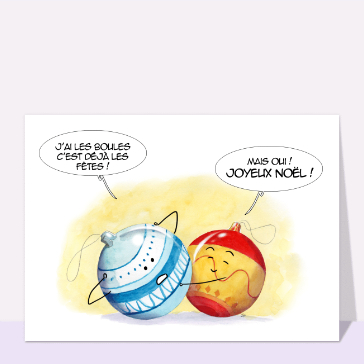 Boules de No&euml;l : rires et bonne humeur !