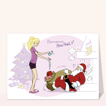 No&euml;l humoristique : Bienvenue, P&egrave;re No&euml;l !
