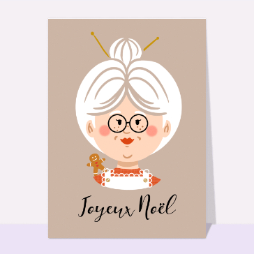 Grand-m&egrave;re amusante pour un No&euml;l hilarant