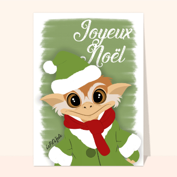 Joyeux No&euml;l avec un petit extraterrestre