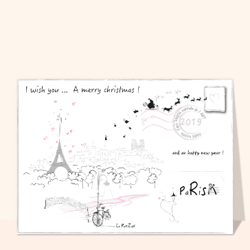 No&euml;l romantique sous la Tour Eiffel