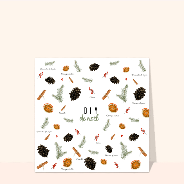 DIY de No&euml;l avec nature et raffinement