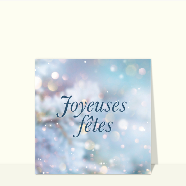 Souhaits de f&ecirc;tes sur fond scintillant