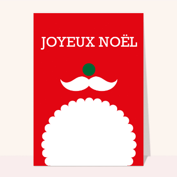 Joyeux No&euml;l minimaliste avec un bonhomme de neige
