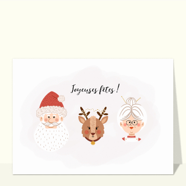 Joyeuses f&ecirc;tes avec le P&egrave;re No&euml;l et ses amis