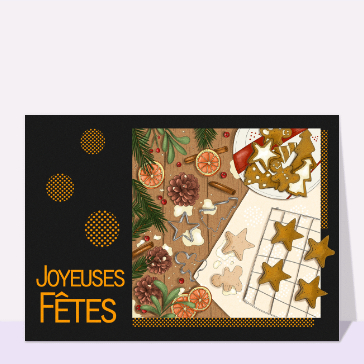 Douceurs de No&euml;l avec biscuits &eacute;pic&eacute;s