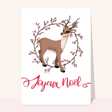 Renne majestueux pour un No&euml;l traditionnel