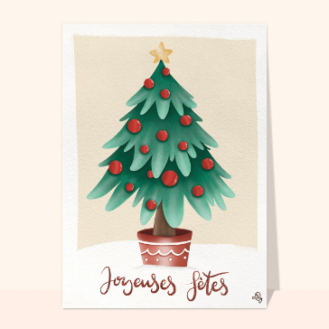 Sapin d&eacute;cor&eacute; pour des f&ecirc;tes joyeuses