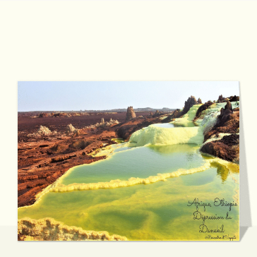 D&eacute;pression du Danakil, beaut&eacute; sauvage d'&Eacute;thiopie