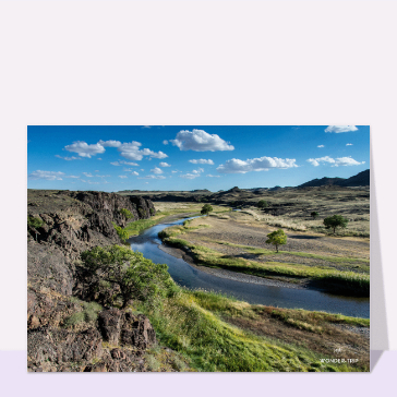 Rivi&egrave;re cristalline au c&oelig;ur de la Mongolie