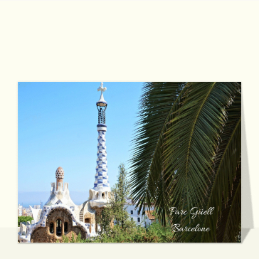 Parc G&uuml;ell : joyau architectural &agrave; Barcelone
