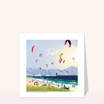 Kitesurf &agrave; Tarifa : spectacle du vent