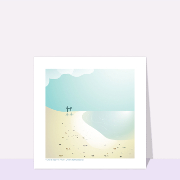 Marche main dans la main sur la plage