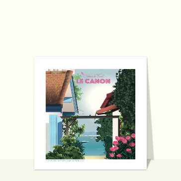 Le Canon : cabanes color&eacute;es et nature
