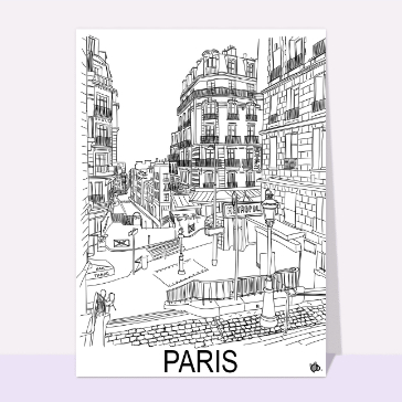 Paris, esquisse d'une rue embl&eacute;matique