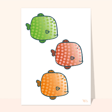 Poissons color&eacute;s dans l'oc&eacute;an joyeux