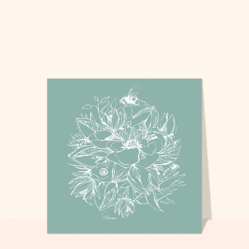 Fleurs blanches d&eacute;licates au jardin lumineux