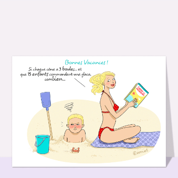 Glaces rafra&icirc;chissantes et rires &agrave; la plage