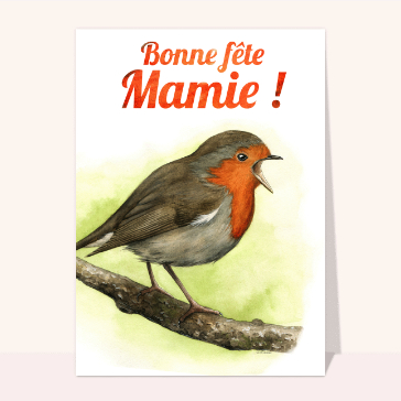 Chant du rouge-gorge pour mamie