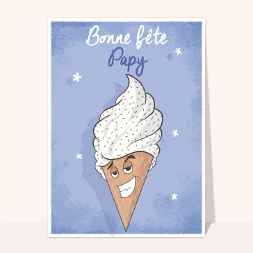 Papy, la glace qui fait sourire
