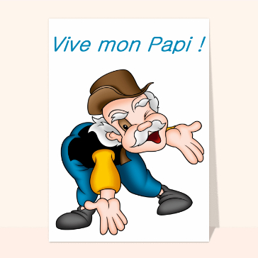 Papi souriant pour une f&ecirc;te inoubliable