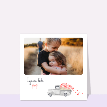 Camion de c&oelig;urs pour une f&ecirc;te joyeuse