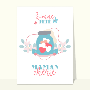 Coeur en pot pour c&eacute;l&eacute;brer maman