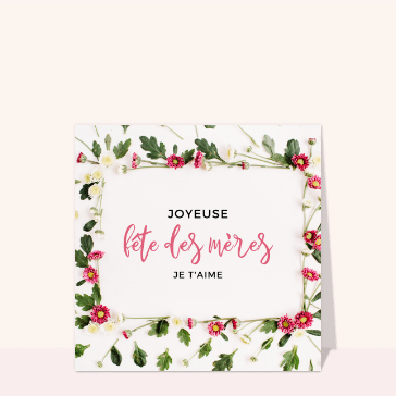Joyeuse f&ecirc;te des m&egrave;res en fleurs et douceur