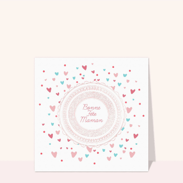 Coeurs doux et tendres pens&eacute;es pour maman