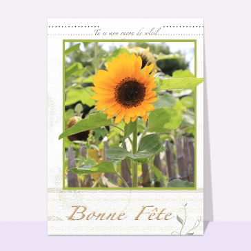 Soleil florissant pour ma maman ch&eacute;rie