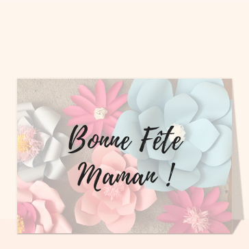 Fleurs color&eacute;es pour une maman &eacute;panouie