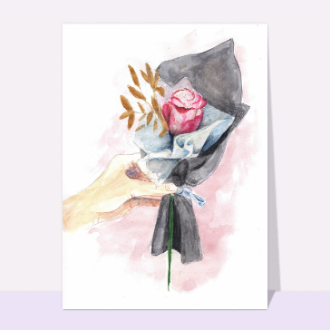 Rose &eacute;blouissante pour c&eacute;l&eacute;brer ma maman