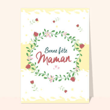 Fleurs d&eacute;licates pour c&eacute;l&eacute;brer maman ch&eacute;rie