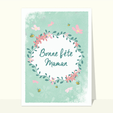 Fleurs d&eacute;licates pour une maman ch&eacute;rie