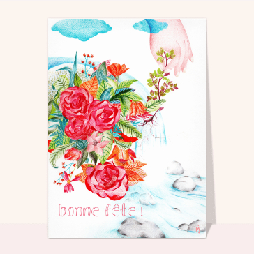 Bouquet de roses pour une f&ecirc;te m&eacute;morable
