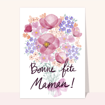 Fleurs douces pour c&eacute;l&eacute;brer ma maman ch&eacute;rie