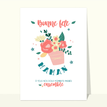 Fleurs &eacute;clatantes pour maman ch&eacute;rie