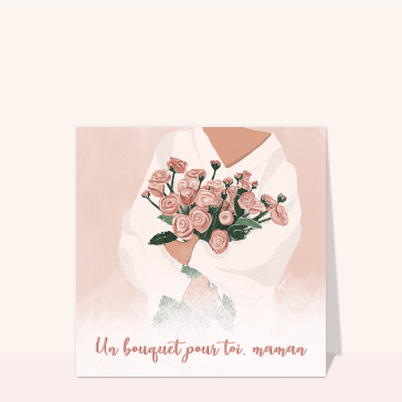 Bouquet de roses pour ma maman ch&eacute;rie