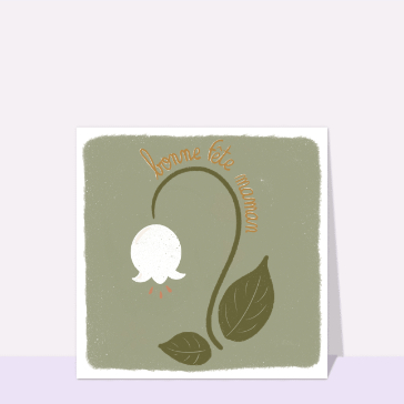 Fleur d&eacute;licate pour c&eacute;l&eacute;brer mamans ch&eacute;ries