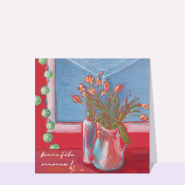Fleurs &eacute;clatantes pour une maman ch&eacute;rie