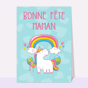 Licorne magique pour une maman rayonnante