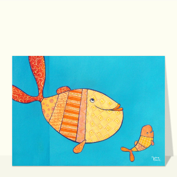 Poisson dr&ocirc;le pour une maman enjou&eacute;e
