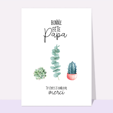 F&ecirc;te des p&egrave;res avec des plantes succulentes