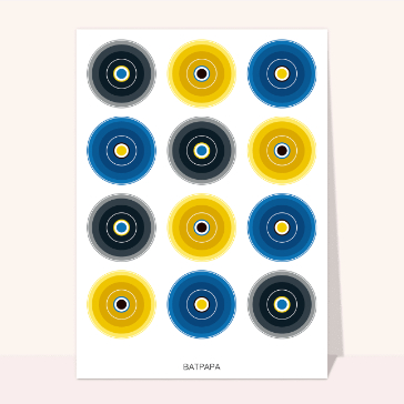 Super h&eacute;ros, mon papa aux cercles color&eacute;s