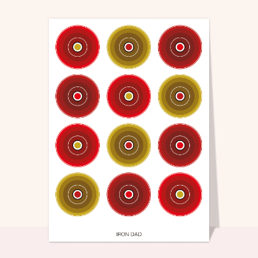 H&eacute;ros des cercles color&eacute;s pour mon papa