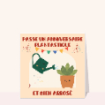 Imprimée et envoyée par La Poste avec votre texte