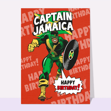 Anniversaire : Happy birthday captain jamaica rouge